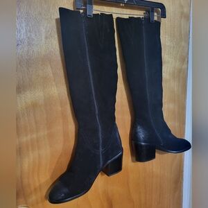 Kelsi Dagger Suede tall boots -Black Size 9.5